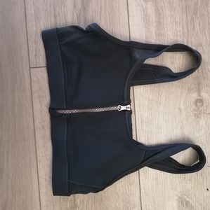 Aerie front zip sports bra.